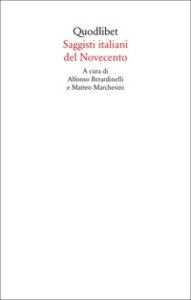 SAGGISTI ITALIANI DEL NOVECENTO