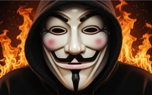 La maschera che paga la cauzione