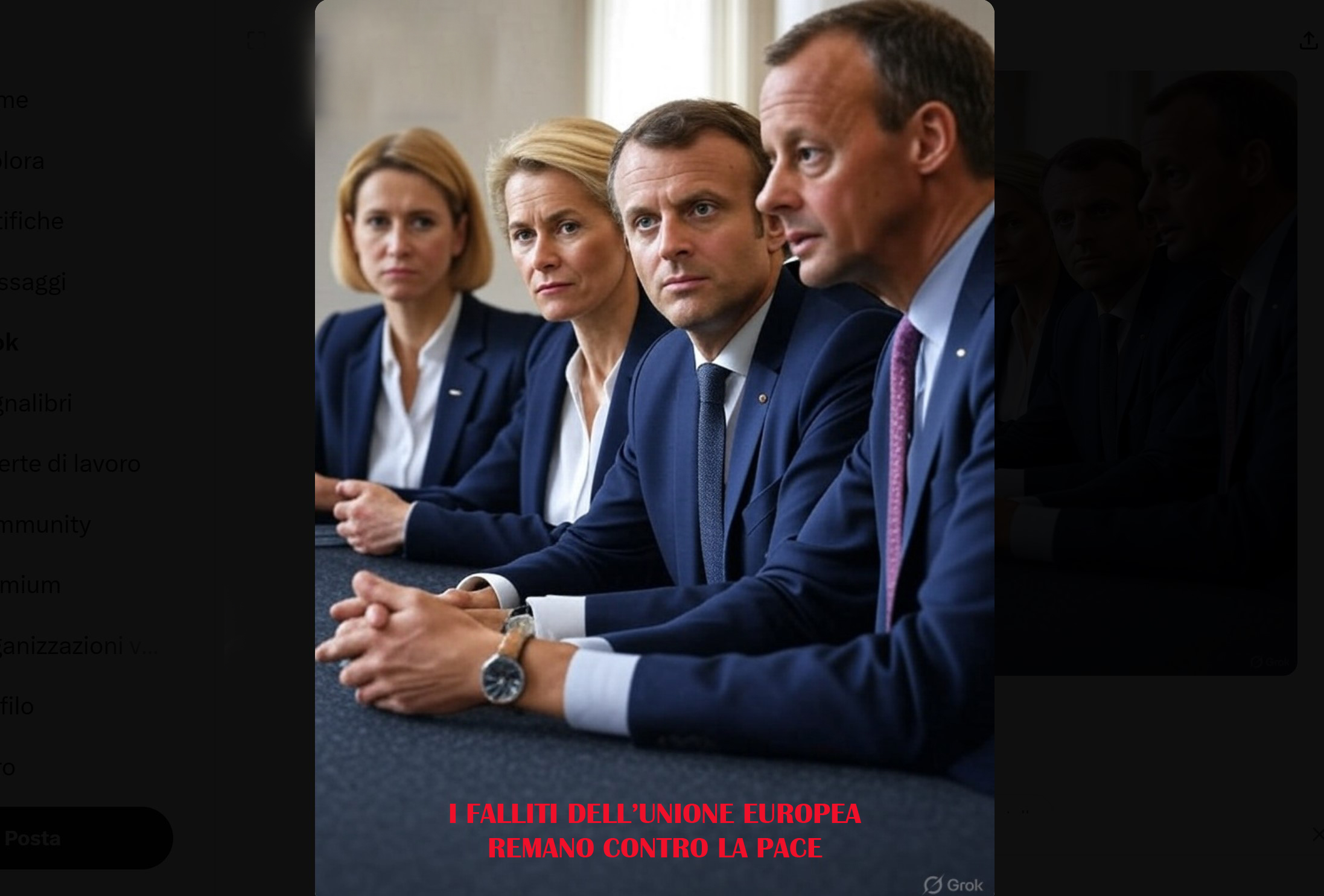 I FALLITI D’EUROPA VOGLIONO LA GUERRA PER COPRIRE IL LORO FALLIMENTO