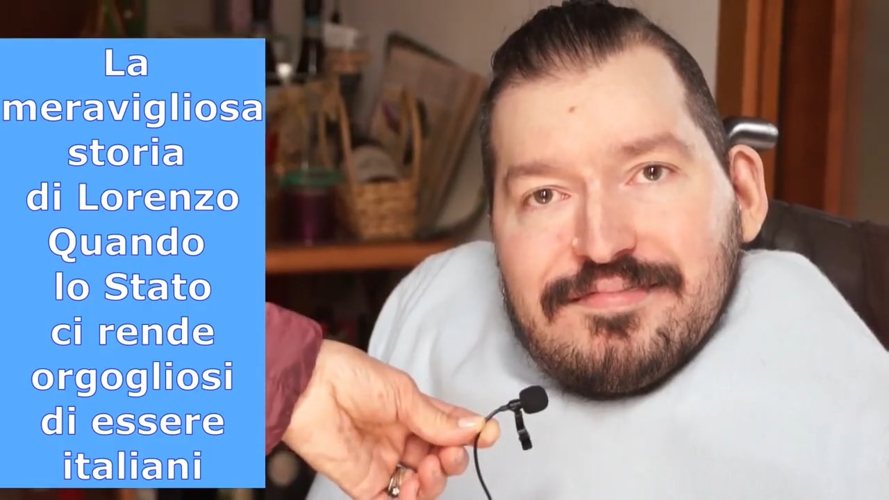 Lorenzo Mattioli, neo Dottore in Scienze Politiche e dell'Amministrazione, durante l'intervista