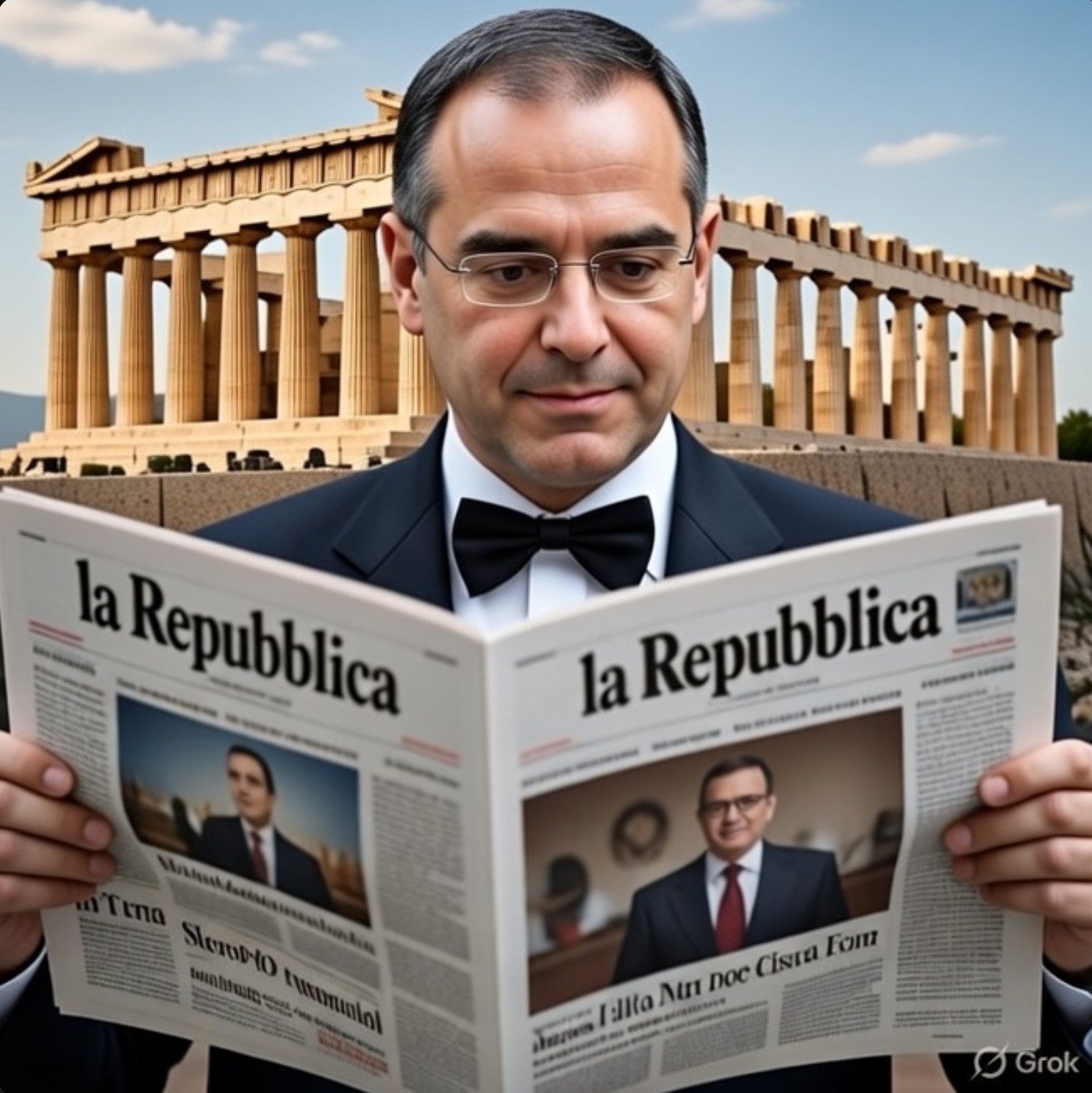 IL GRUPPO GEDI BALLA IL SIRTAKY CON UN CONSERVATORE AMICO DI TRUMP