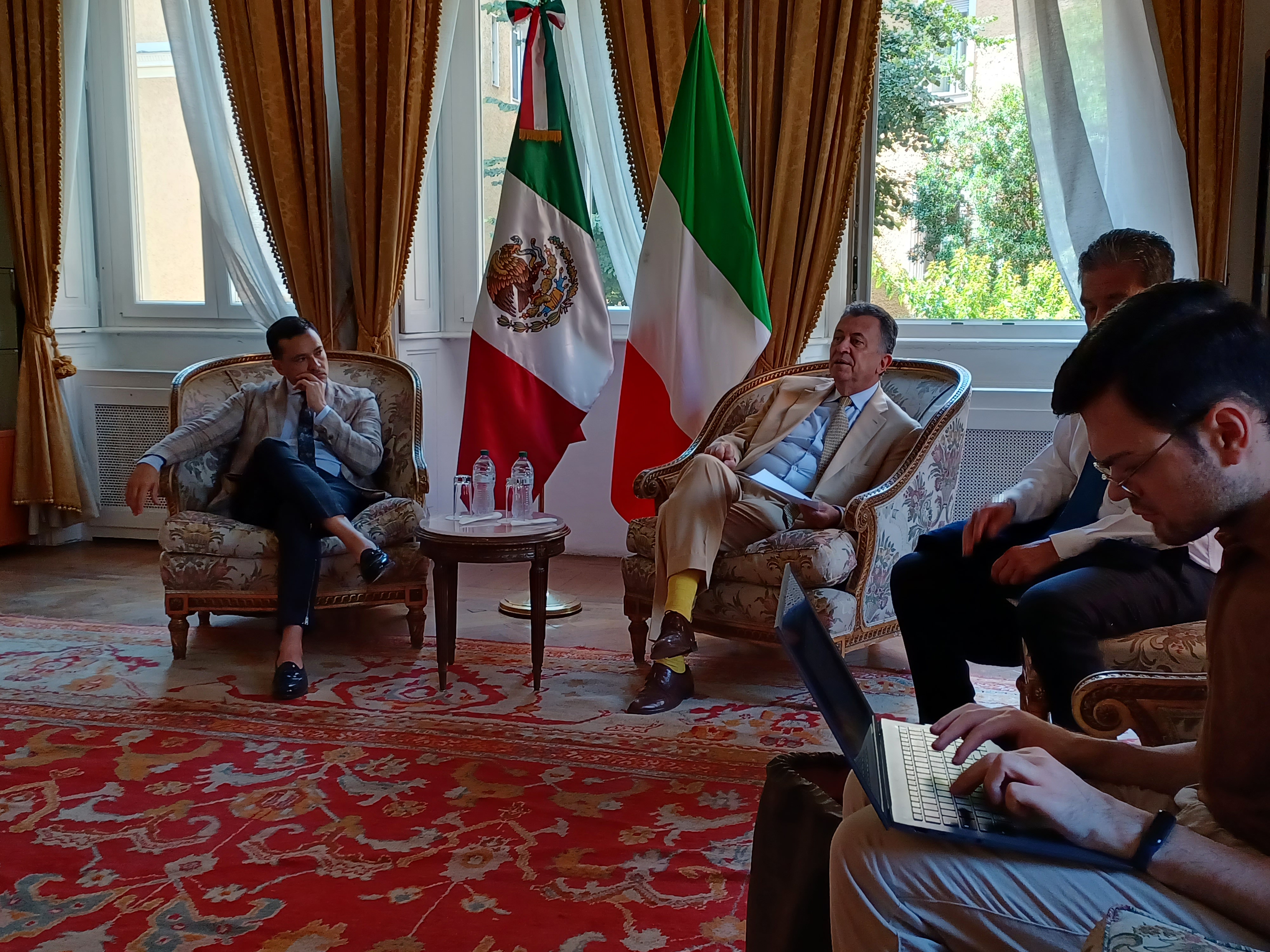 Nuovo Giornale Nazionale – Embajador de México, rueda de prensa