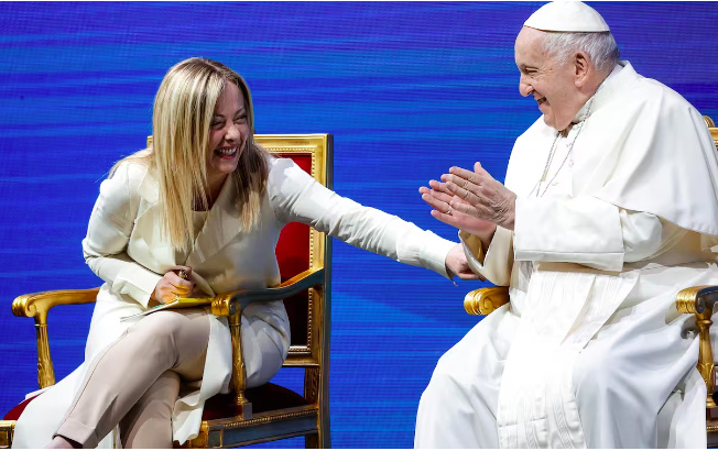Meloni_e_il_Papa