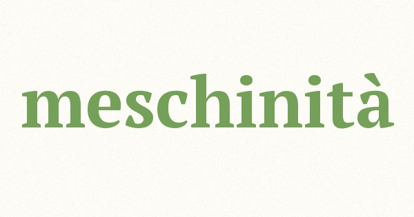 meschinita