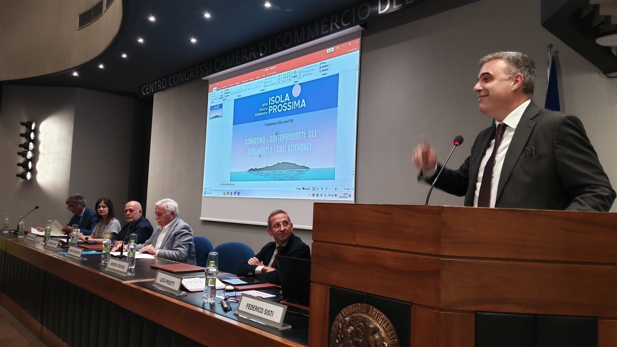 Un momento del convegno tenuto a Perugia presso il centro congressi della Camera di Commercio dell'Umbria Un momento del convegno tenuto a Perugia presso il centro congressi della Camera di Commercio dell'Umbria