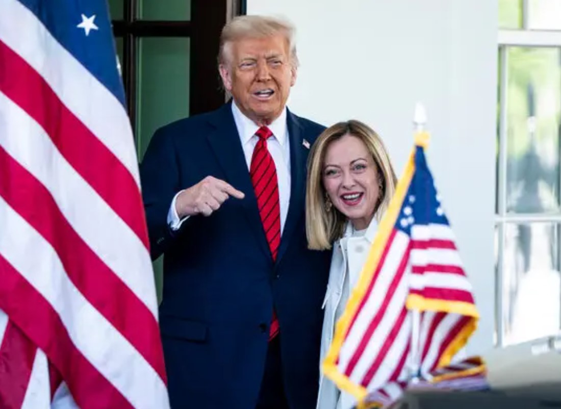 Meloni_e_Trump_gaza
