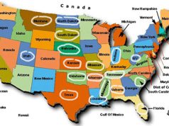 Trump, lo stato dell’Unione mappa USA