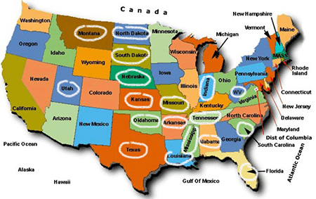 mappa-usa mappa USA
