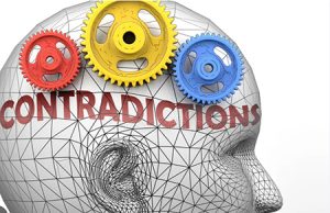 Le contraddizioni nude alla meta Le contraddizioni