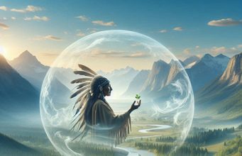 Il nativo americano e il respiro del mondo nativo americano