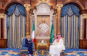 Meloni nel Golfo per rafforzare la cooperazione Meloni - Bin Salman
