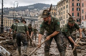 Sinistra da manicomio: “ruba la penna” e “fischietto rosa” Penne nere a Genova