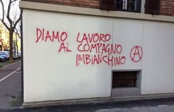 La società perde il valore di ciò che viene inutilmente distrutto muro inutilmente imbrattato