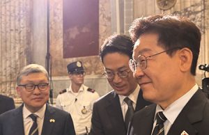 Presidente Repubblica di Corea Lee alla Messa per Pace e Solidarietà Presidente della Repubblica di Corea, Lee Jae-myung