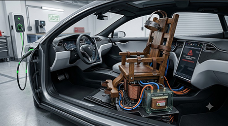 Auto con sedia elettrica