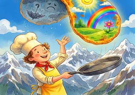 frittata rivoltata a Cinque Stelle