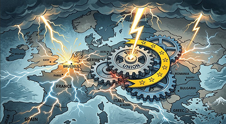 Fulmine su Europa