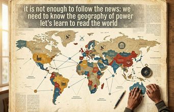 Non basta seguire le notizie: bisogna conoscere la geografia del potere geografia del potere