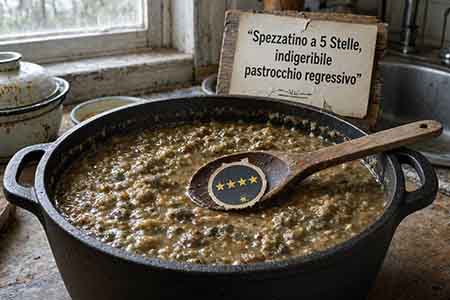 Spezzatino a 5 Stelle, indigeribile pastrocchio regressivo Spezzatino a 5 Stelle