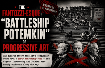 La fantozziana “Corazzata Potëmkin” dell’arte progressista arte progressista