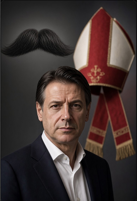 Conte, cardinale, baffi