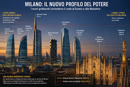 Milano il nuovo profilo del potere