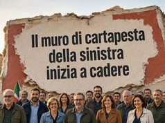 Il muro di cartapesta della sinistra inizia a cadere muro di cartapesta