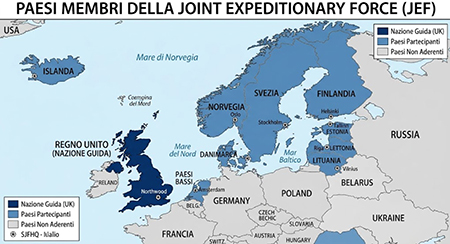 Paesi membri JEF