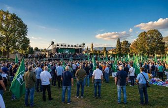 La fronda del Nord sfida Salvini e prepara il redde rationem di Pontida raduno di Pontida