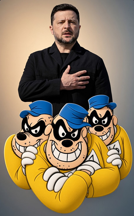 Zelensky e Banda Bassotti