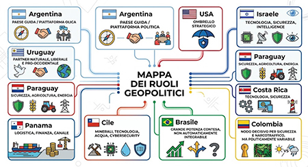 Mappa dei ruoli geopolitici