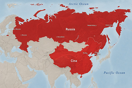 Russia - Cina - Corea del Nord