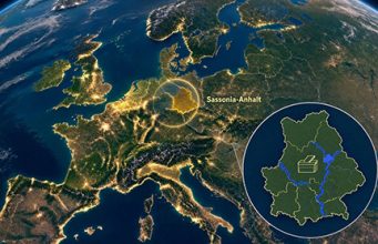 La sassata della Sassonia Sassonia-Anhalt