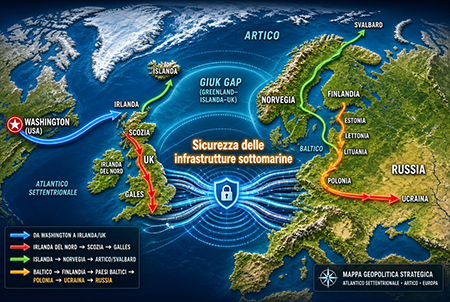 sicurezza infrastrutture sottomarine