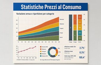 L’Istat, i prezzi al consumo ad agosto 2026 – dati provvisori statistiche prezzi al consumo