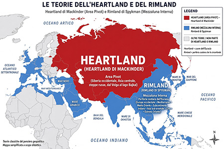 Teorie dell'Heartland e del Rimland