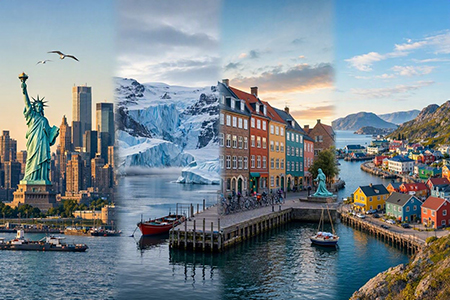 usa-groenlandia-copenaghen-nuuk USA, Groenlandia, Copenaghen e Nuuk