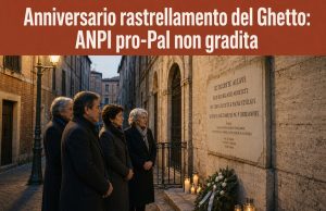 Anniversario rastrellamento del Ghetto: ANPI pro-Pal non gradita Anniversario rastrellamento del Ghetto: ANPI pro-Pal non gradita
