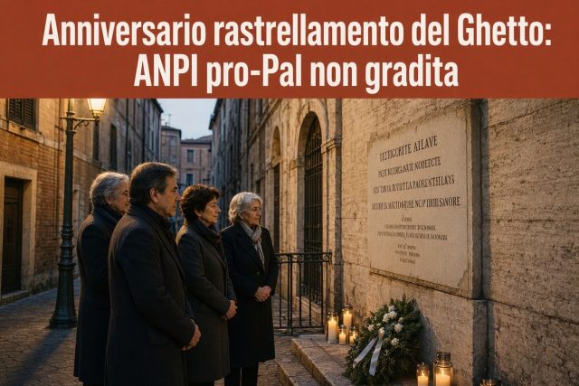 ghetto Anniversario rastrellamento del Ghetto: ANPI pro-Pal non gradita