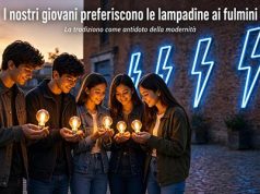 I nostri giovani preferiscono le lampadine ai fulmini I nostri giovani preferiscono le lampadine ai fulmini
