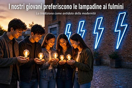 giovani-lampadine-fulmini I nostri giovani preferiscono le lampadine ai fulmini