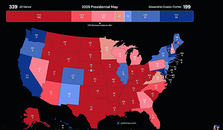 Mappa USA elezioni