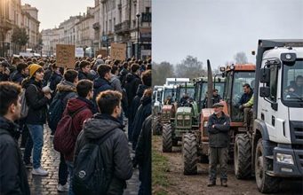 La protesta degli studenti fa notizia, quella dei lavoratori no Protesta studenti e lavoratori