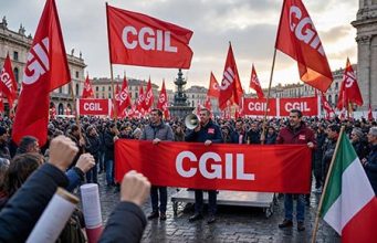 Finanziaria non ancora depositata, ma Landini proclama sciopero generale sciopero generale CGIL