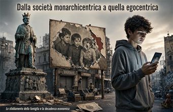 Dalla società monarchicentrica a quella egocentrica Dalla società monarchicentrica a quella egocentrica