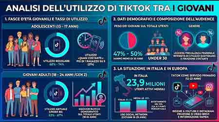 Utilizzo di TikTok